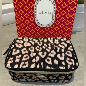 Stella & Dot Leopard Jewelry Box